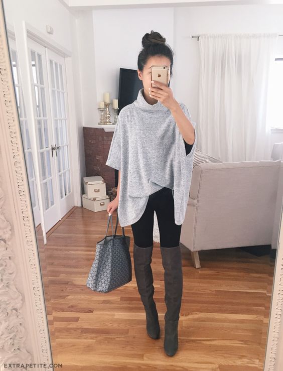 What to Wear With Grey Over The Knee Boots 2022
